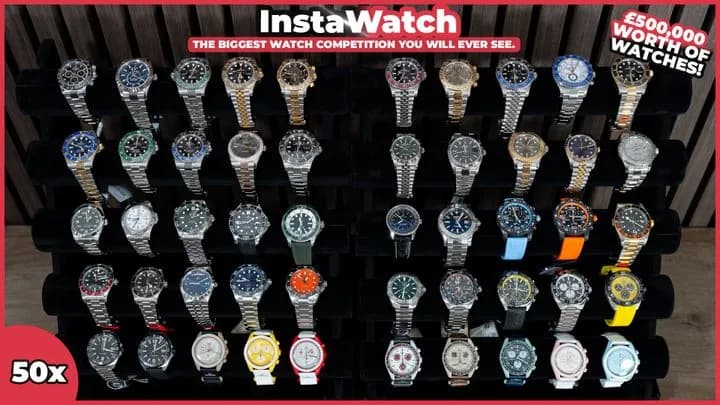 50x Half A Million Pound Watch InstaWin (2,000x InstaWins + £5,000 End Prize)