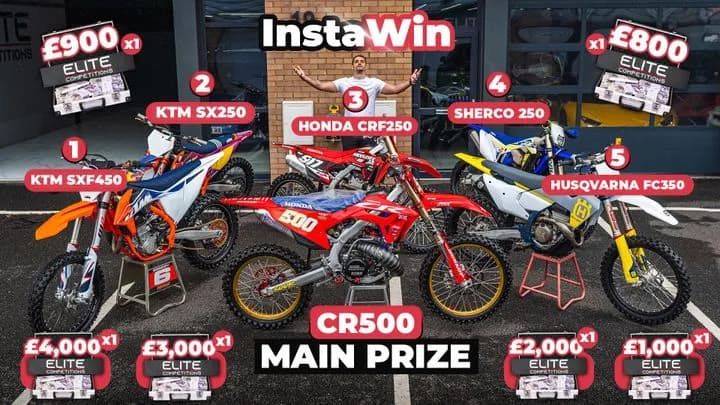 Brand New CR500 End Prize + 1,000x InstaWins